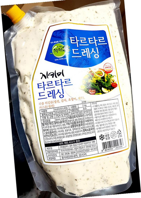 맘스맘 타르타르소스 냉장 2Kg 샐러드소스 타르타르소스 양념장 드레싱소스, 1개