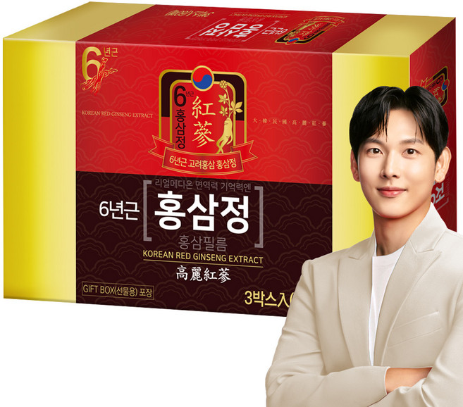 (선물포장)세트구성 리얼메디온 면역력 기억력 엔 홍삼정 홍삼필름 국내산 6년근 홍삼 농축액 진세노사이드 추석 설 명절 선물 세트, 1세트, 60회분