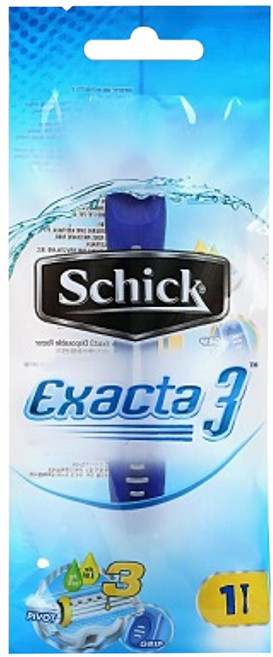 이그젝타3 센서티브 휴대용 면도기 1입, 1개입, 2개