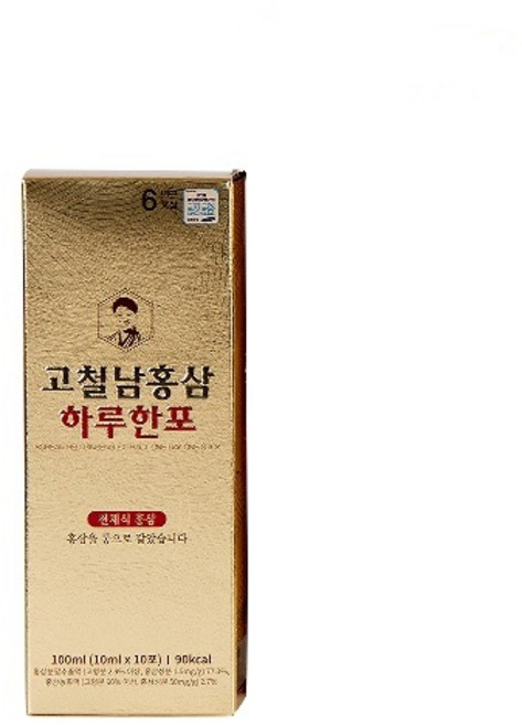 高哲男紅蔘 하루한포 韓國紅蔘精華, 10個, 10ml