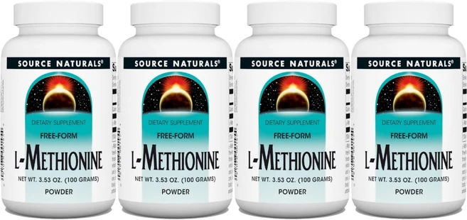 Source Naturals 소스내추럴스 고흡수 엘 메티오닌 파우더, 100g, 4개 - 쿠팡