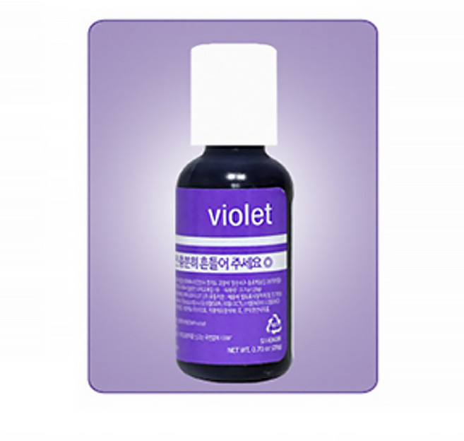 웰베이킹 소용량 쉐프마스터색소 바이올렛 20g (작은사이즈), 1개