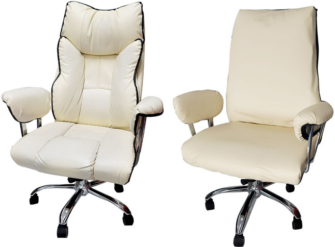 03 대우유통 중역의자 사무용의자 컴퓨터의자커버, 1자팔커버, 메쉬오렌지