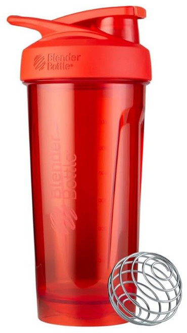 BlenderBottle Strada Tritan 28oz 단백질 셰이커 블렌더 병 용량 828ml 메모리 600ml 레드 BBSTT28 RD, 1개, 1ml, 상세페이지 참조