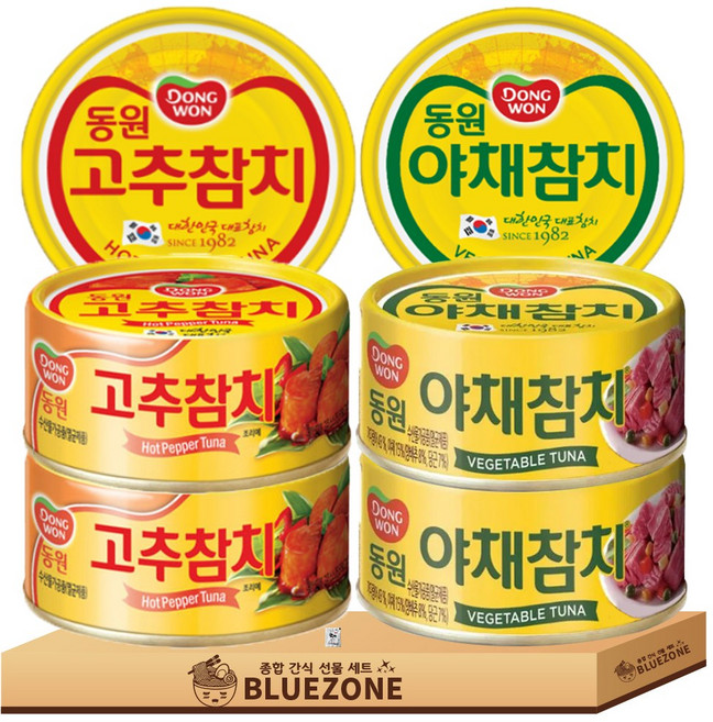 동원참치 90g 2종 A세트 (고추 야채)x3, 6개