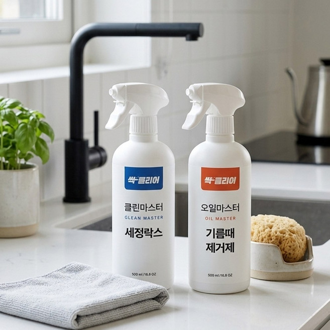 싹클리어 오븐크리너 세정락스 2종, 1세트, 500ml