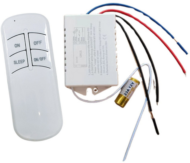 超能玩工 遙控燈具開關 DIY燈具開關 智慧燈控 LED電燈遙控器 紅外線開關面板 家用電燈控制, 1個, 燈具開關 智慧燈控一路