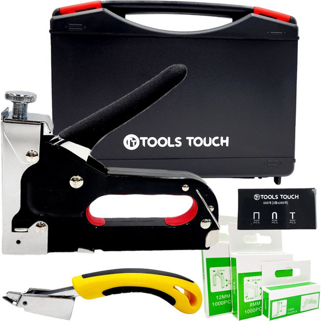 툴스터치 손타카 + 핀제거기 + 타카핀 3종 3600p, 1개