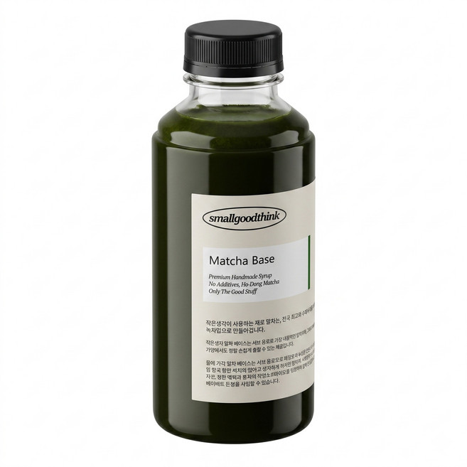 작은생각 말차 시럽 베이스 500ml, 1개