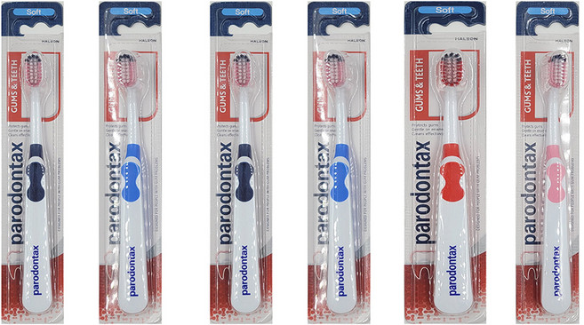 파로돈탁스 검앤티스 칫솔 6개, 1개입