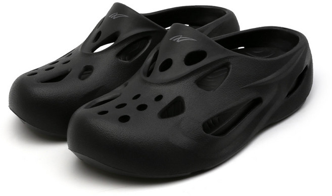 낫소 테디 뮬 슬리퍼 EVA 남성 클로그(블랙)