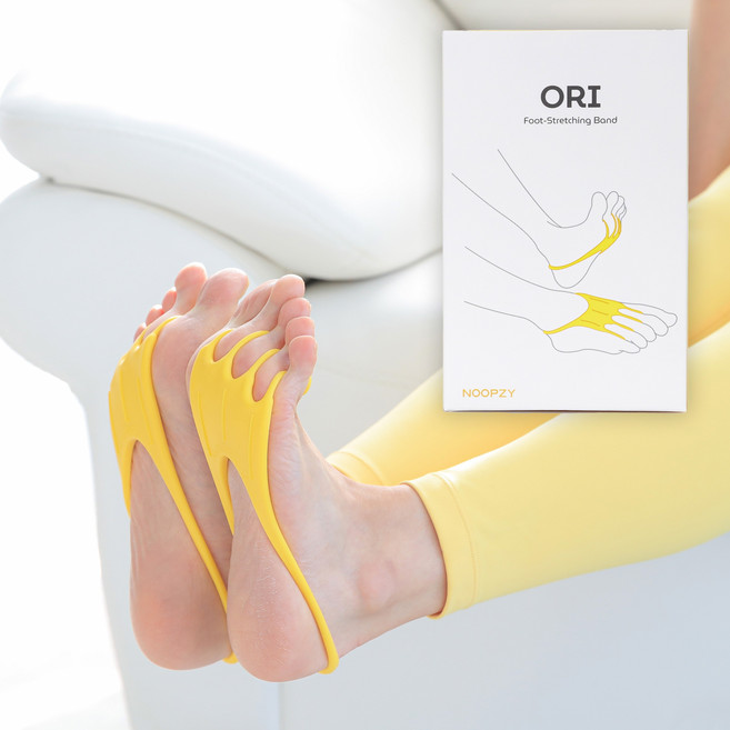 눕지 발아치교정 평발 족저근막염 스트레칭밴드, 1개