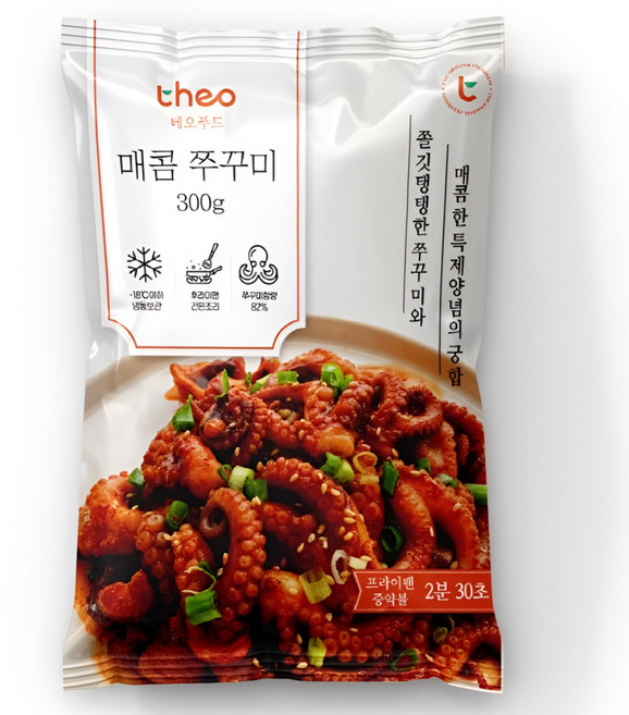 테오푸드 맛있게 매운 쭈꾸미 볶음 밀키트, 1개, 300g