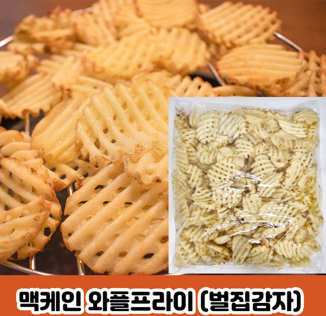 맥케인 와플프라이 벌집감자, 1개, 2.04kg