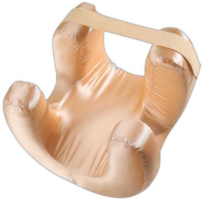 메모리폼 성형베개 코 목주름 윤곽 모델 눌림 방지, 1개, 화이트