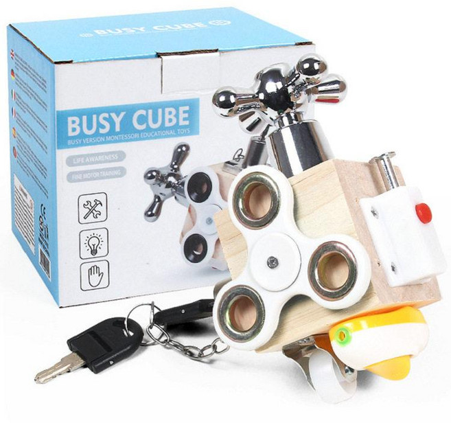 이오 비지보드만들기 비지보드 소근육 교육용 비지북, 1개, 클래식