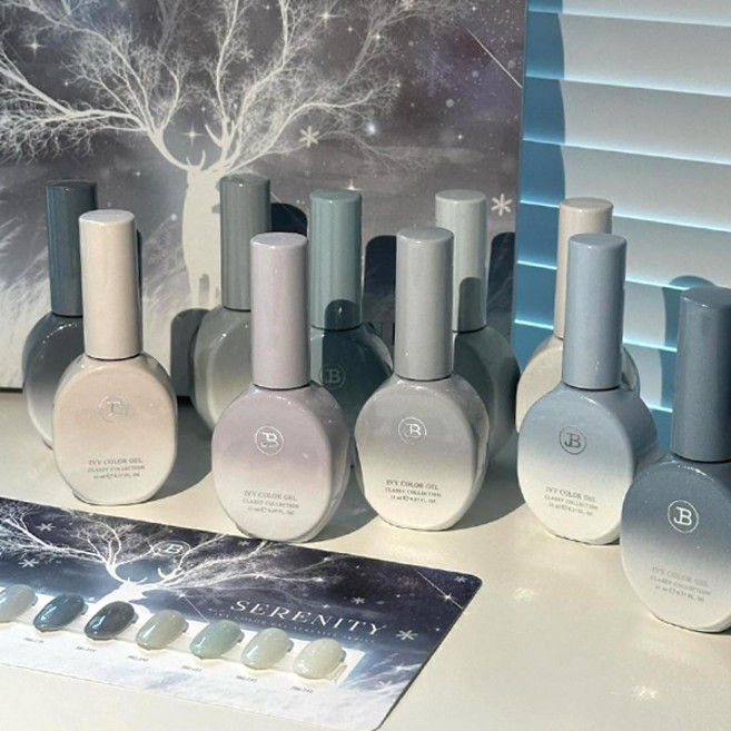 [단품] 그라시아 진비 세레니티 눈꽃 글리터젤, JBI_236, 1개