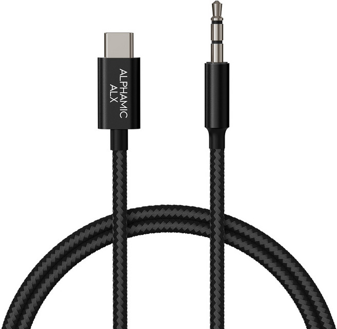 알파믹 고해상도 C타입 AUX 출력 변환 젠더 케이블 Cto3.5, ALX