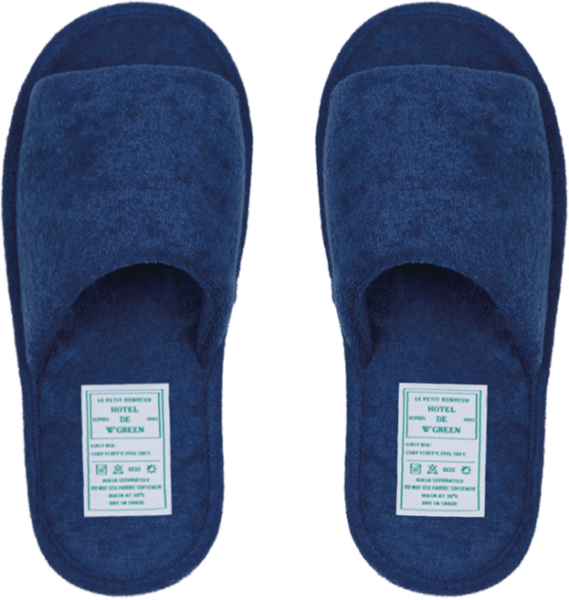 더블유그린 사뿐사뿐 워셔블 테리 실내화