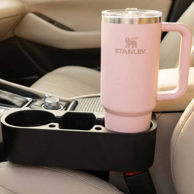 세지아 차량용 틈새 컵홀더, 블랙, 1개