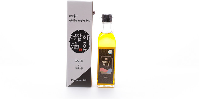 해썹인증 업체 국산들깨 100%더담아유 국산들기름(300ml) 저온압착 생들기름, 1개, 300ml