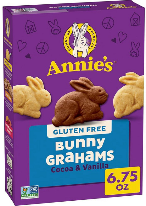 애니의 버니 그레이엄 스낵 초콜릿 5온스, 바닐라, 1개