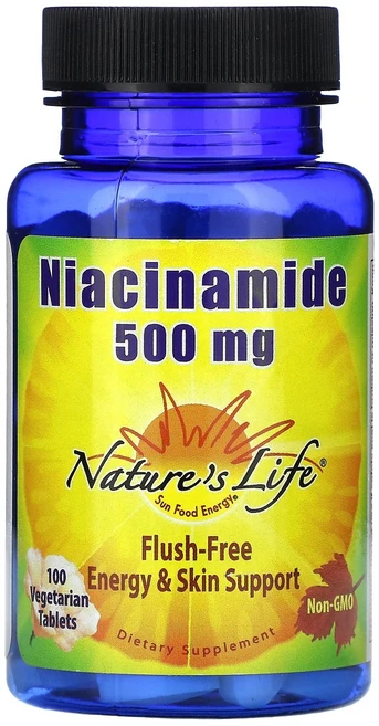 Natures Life 네이쳐스 라이프 나이아신아마이드 500mg 100 태블릿 영양제 건강보조식품, 1개, 100정 - 쿠팡