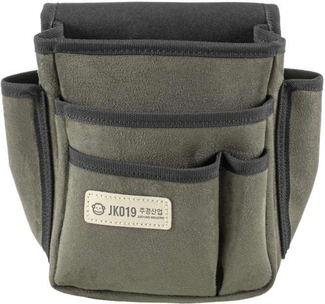 주경산업 2단 스웨이드 보조 공구가방 JK-019, 1개