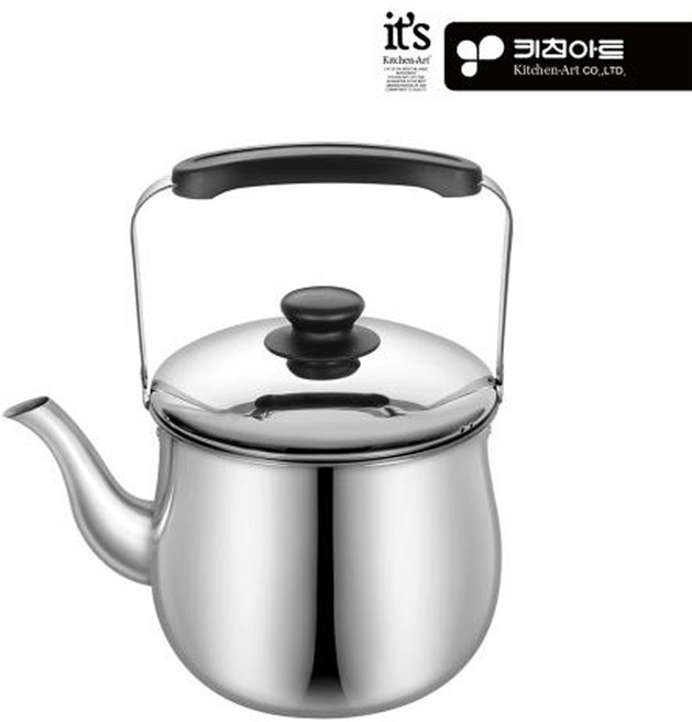 퀸센스 샤이니 스텐 인덕션 주전자+자체거름망포함, 7리터, 1개, 7L