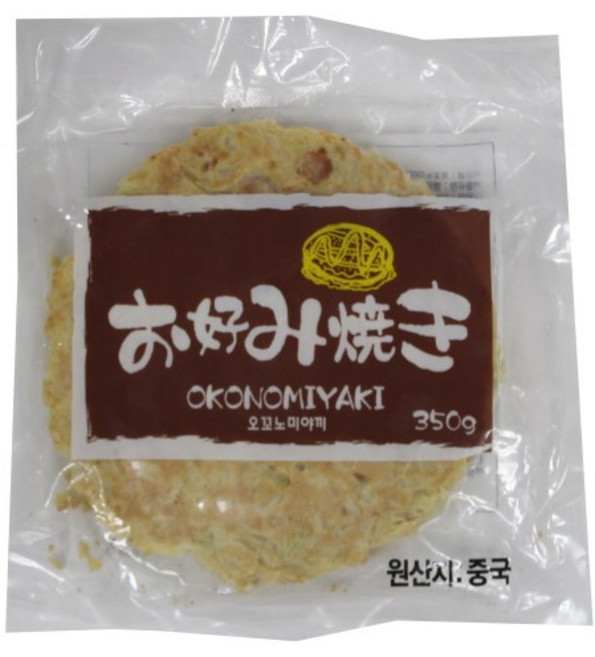 냉동 해물 오코노미야끼 (350g) 오꼬노미야끼, 350g, 1개