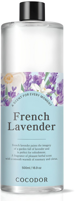 코코도르 디퓨저 리필, 프렌치라벤더, 500ml, 1개