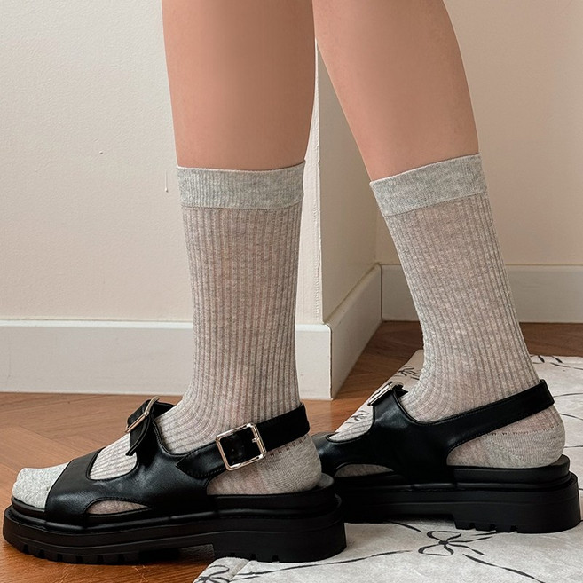 비브삭 데일리 시스루 양말