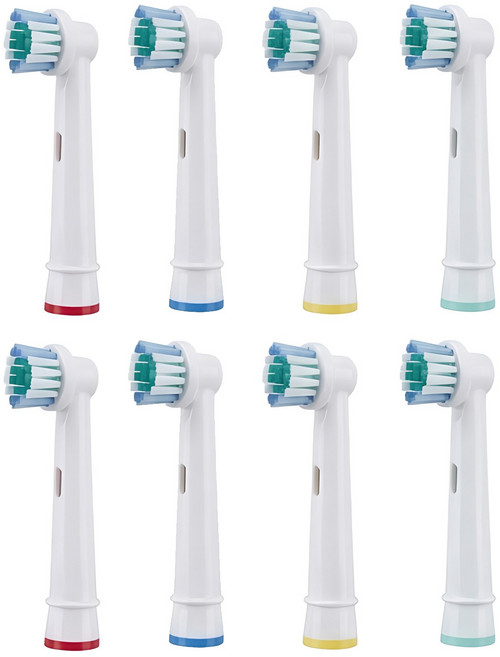 퓨어미즈키 오랄비 호환 전동칫솔모 일반모 성인용, 8개, SB-17A