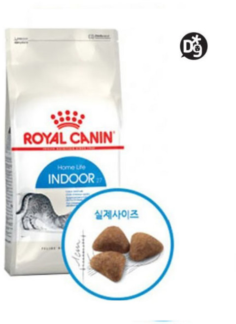 로얄캐닌 어덜트 인도어 고양이 사료, 닭, 2kg, 1개
