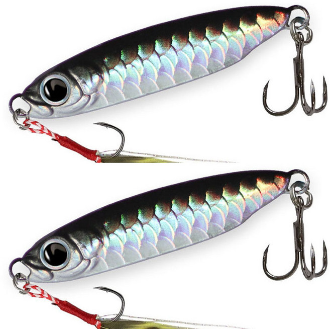 몬스팅 메탈지그 삼치메탈 방어지그 볼락 잿방어 고등어 광어 방어 농어 부시리, 1개, 20g, 멸치리얼