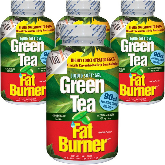 Applied Nutrition 綠茶美體液態軟膠囊, 90顆, 4罐