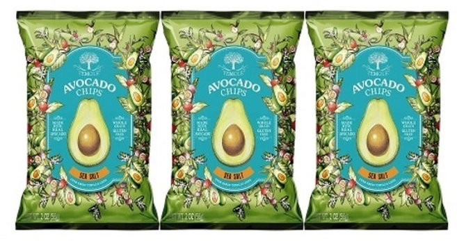 테몰 아보카도칩 씨솔트맛, 3개, 40g
