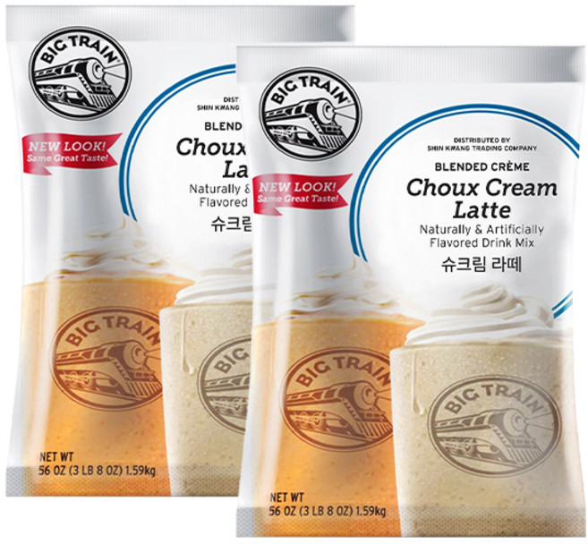 빅트레인-슈크림라떼1.59kg x2, 1.59kg, 1개입, 2개, 1.59kg