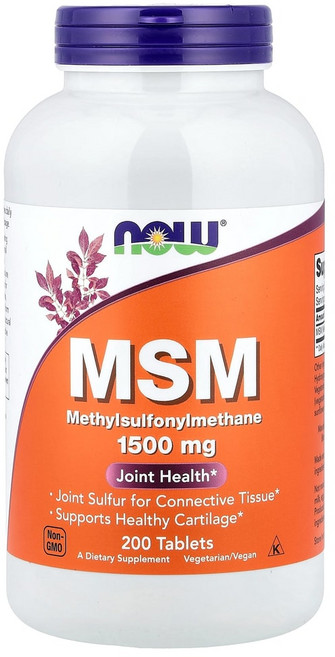 나우푸드 MSM 1500mg 타블렛, 200정, 1개