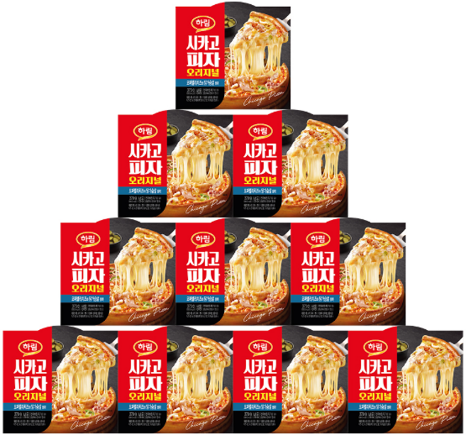 하림 시카고 피자 370g, 10개