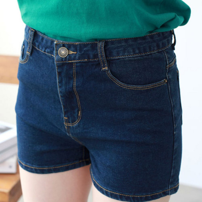 탑스웨이크 청반바지 기본 3부 스판 빅사이즈 (26~36) 2컬러 3521