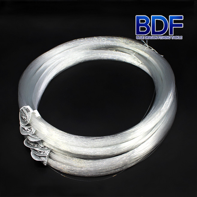 청룡조구 경심줄 100M 투명 기둥줄 자작채비 경심줄 국내생산 갈치낚싯줄 원투낚시, 24호