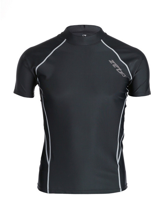 와따 저렴한 남성 반팔 캐리비안베이 래쉬가드 SS1561E