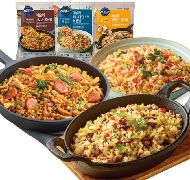 애슐리 LEY 애슐리 볶음밥 12인분케이준4버터 와규4랍스터4 외 6종 냉동 아침 간편식 294896, 케이준4, 통새우4, 잡채4
