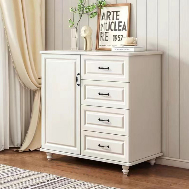 다용도 거실 주방 수납 정리장 예쁜 침실 드레스룸 서랍장, 화이트 (B)