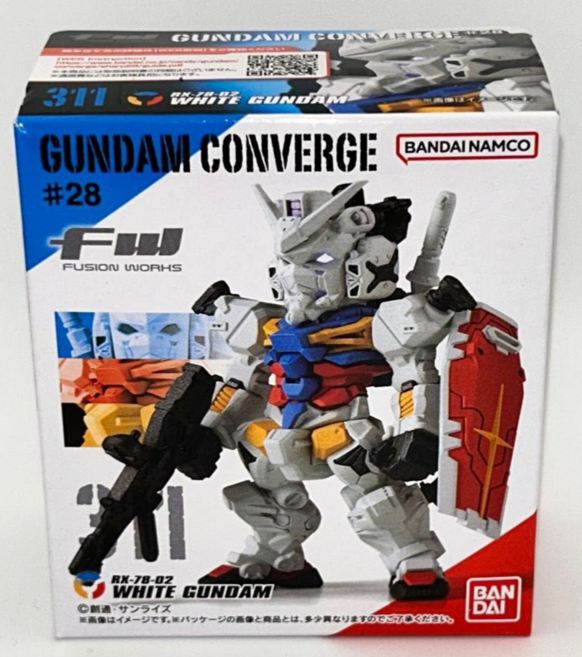 FW GUNDAM CONVERGE #28 RX-78-2 白色鋼彈, 1個