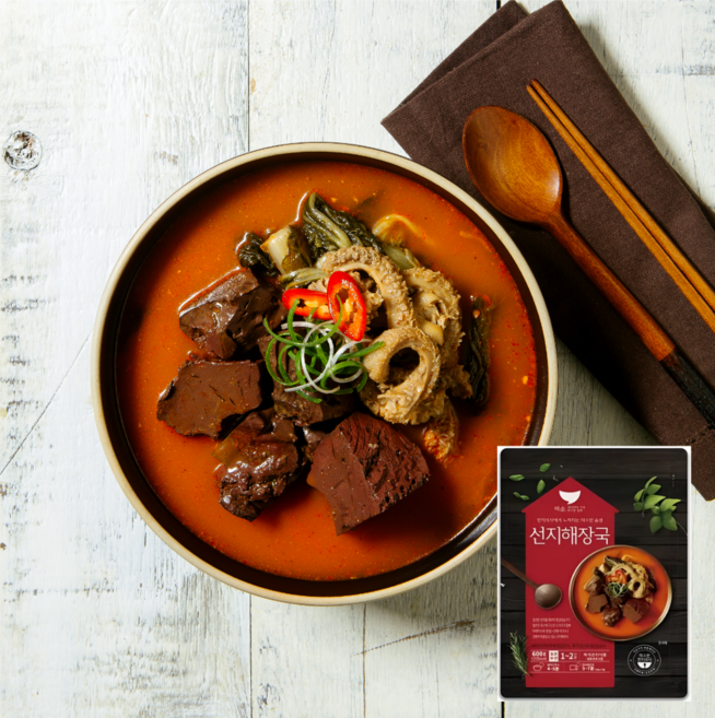 선지해장국 선미식품 따숨 실온보관, 18개, 600g