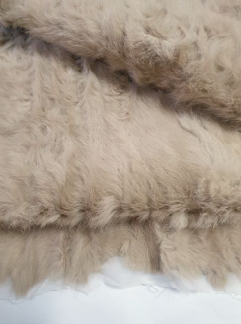 충29)베이지리얼100%토끼털, 1개