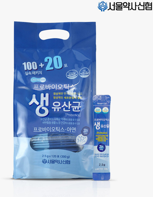 [G][서울약사신협]락토온 프로바이오틱스 생유산균 2.5g 120포, 서울약사신협 [본사직영]락토온 프로바이오틱스 생유산균, 1개