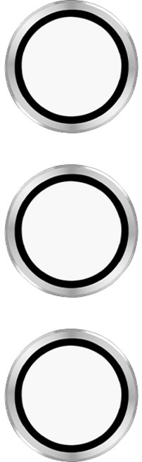 三星 A 系列手機鏡頭保護貼, 1個, A25 - 銀色(3顆)